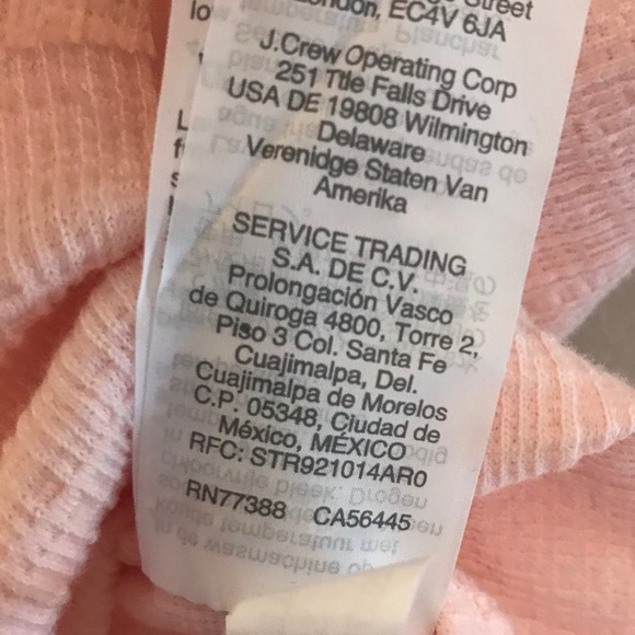 J. Crew Pink Tie Front Top Short Sleeve Size M in Excellent Condition - Picture 6 of 6